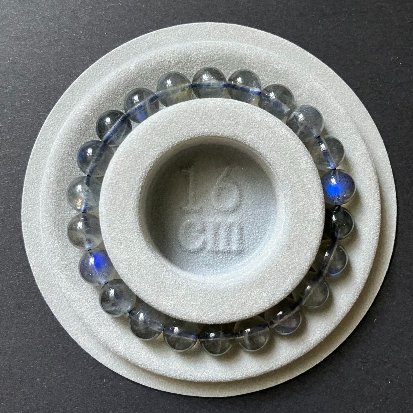 スリランカ産 天然ラブラドライトブレスレット(通称 ブルームーンストーン)|スタンダードクラス・男女兼用・穏やかな月光の輝き