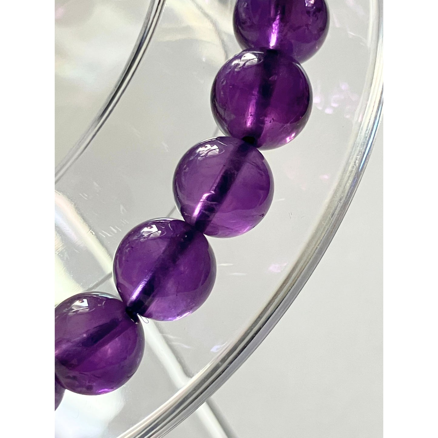 ウルグアイ産 天然アメジストブレスレット｜スタンダードクラス・やさしい紫が心を癒す天然石